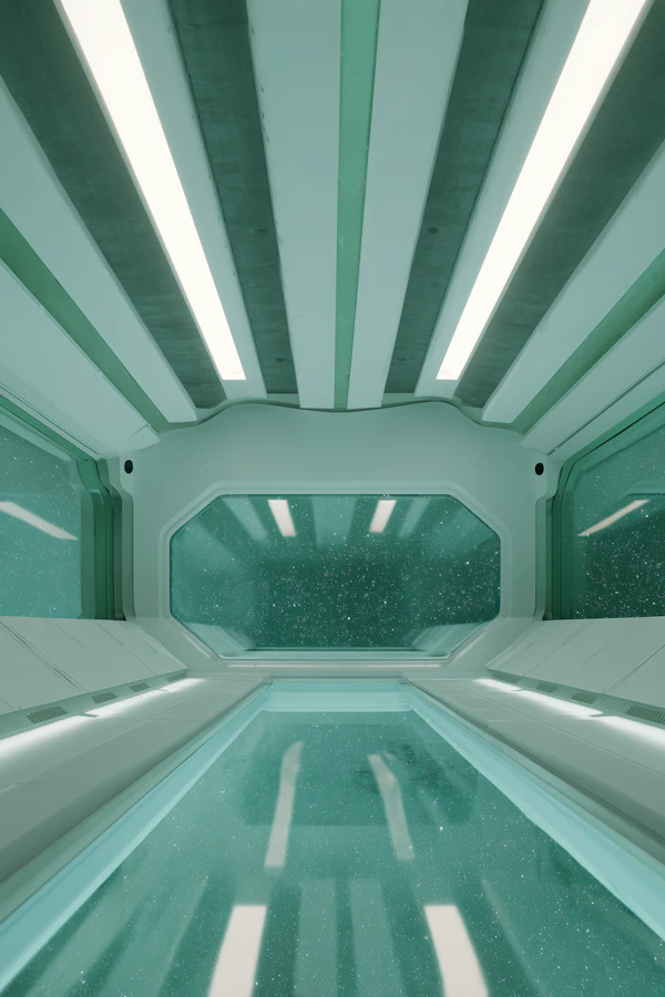 Futuristic Space Interior
