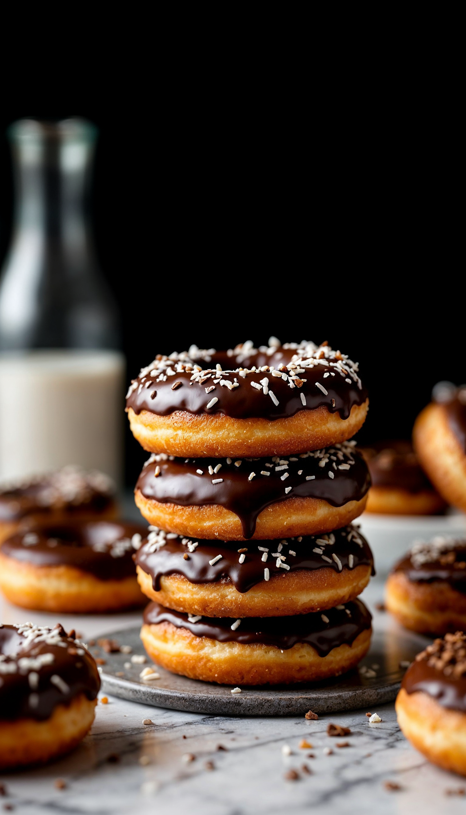 Chocolate Iced Donuts