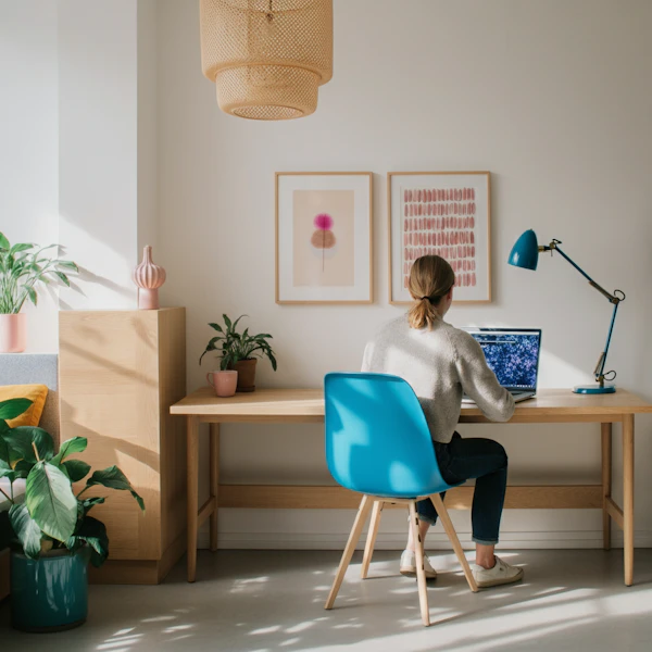Serene Home Office
