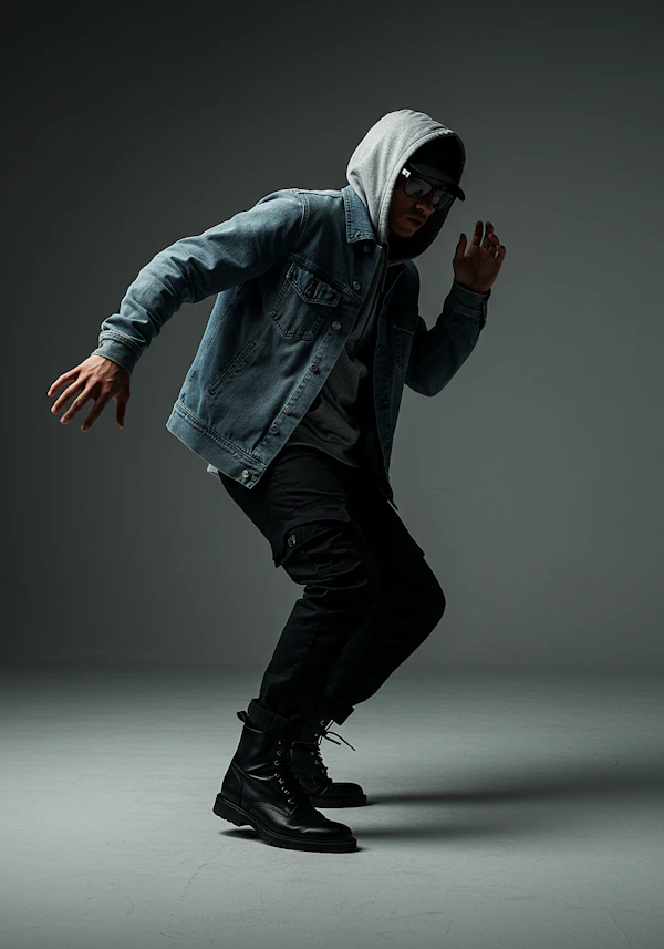 Dynamic Studio Portrait