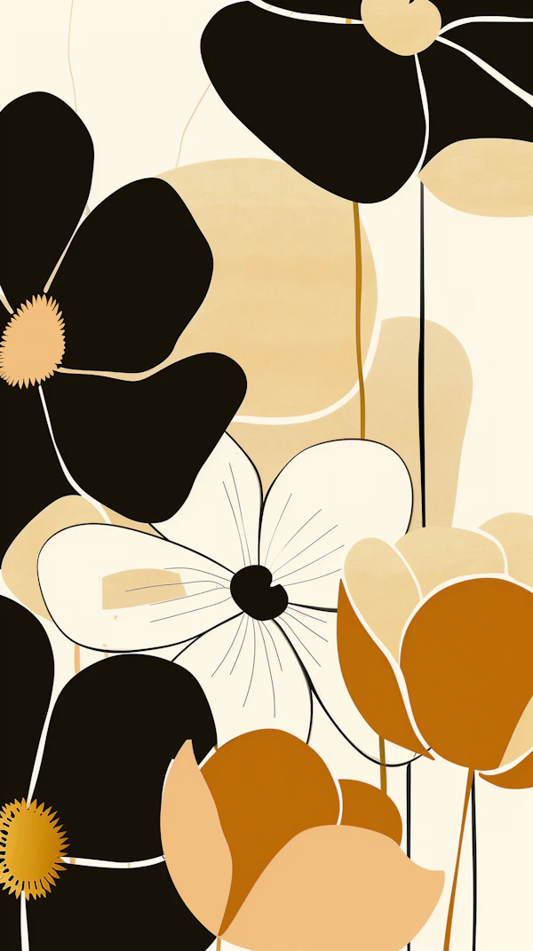 Abstract Floral Art