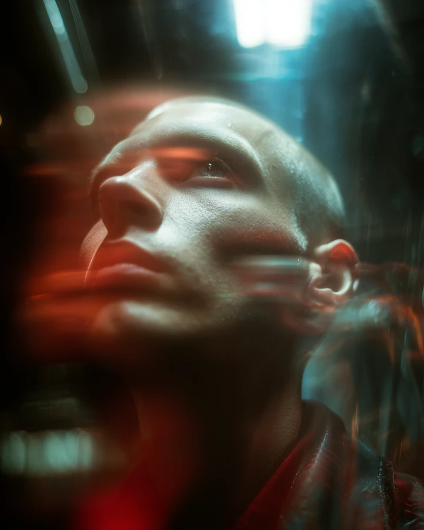 Contemplative Light Portrait