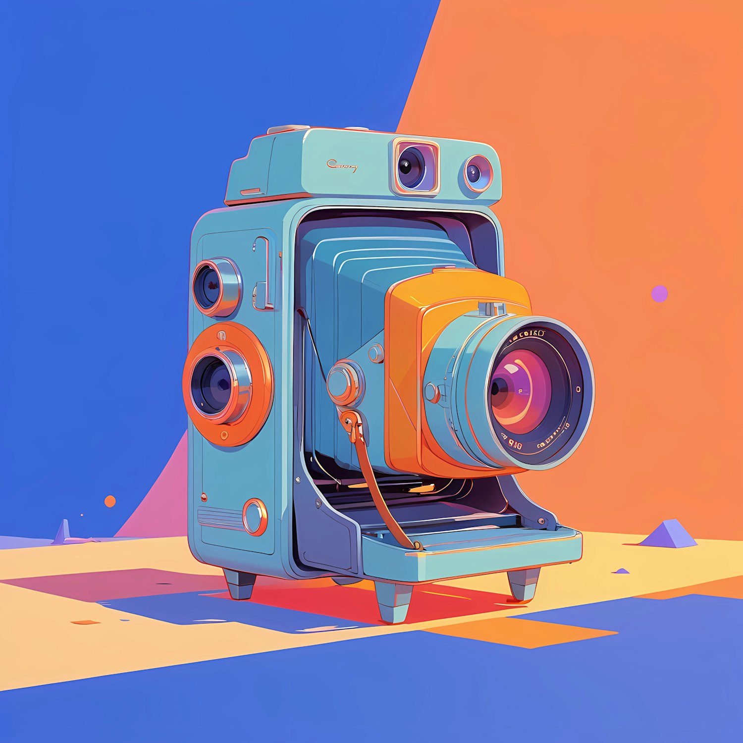 Retro Camera Art