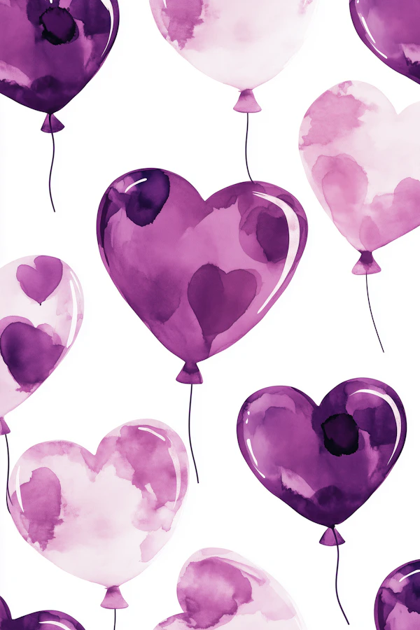 Heart Balloons Artwork