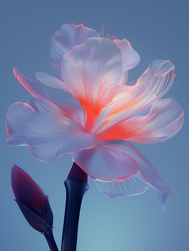 Ethereal Translucent Flower