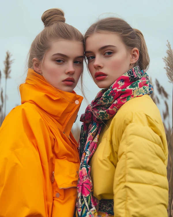 Two Women Outdoors