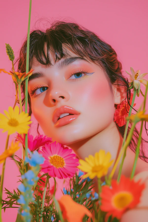 Floral Portrait Beauty
