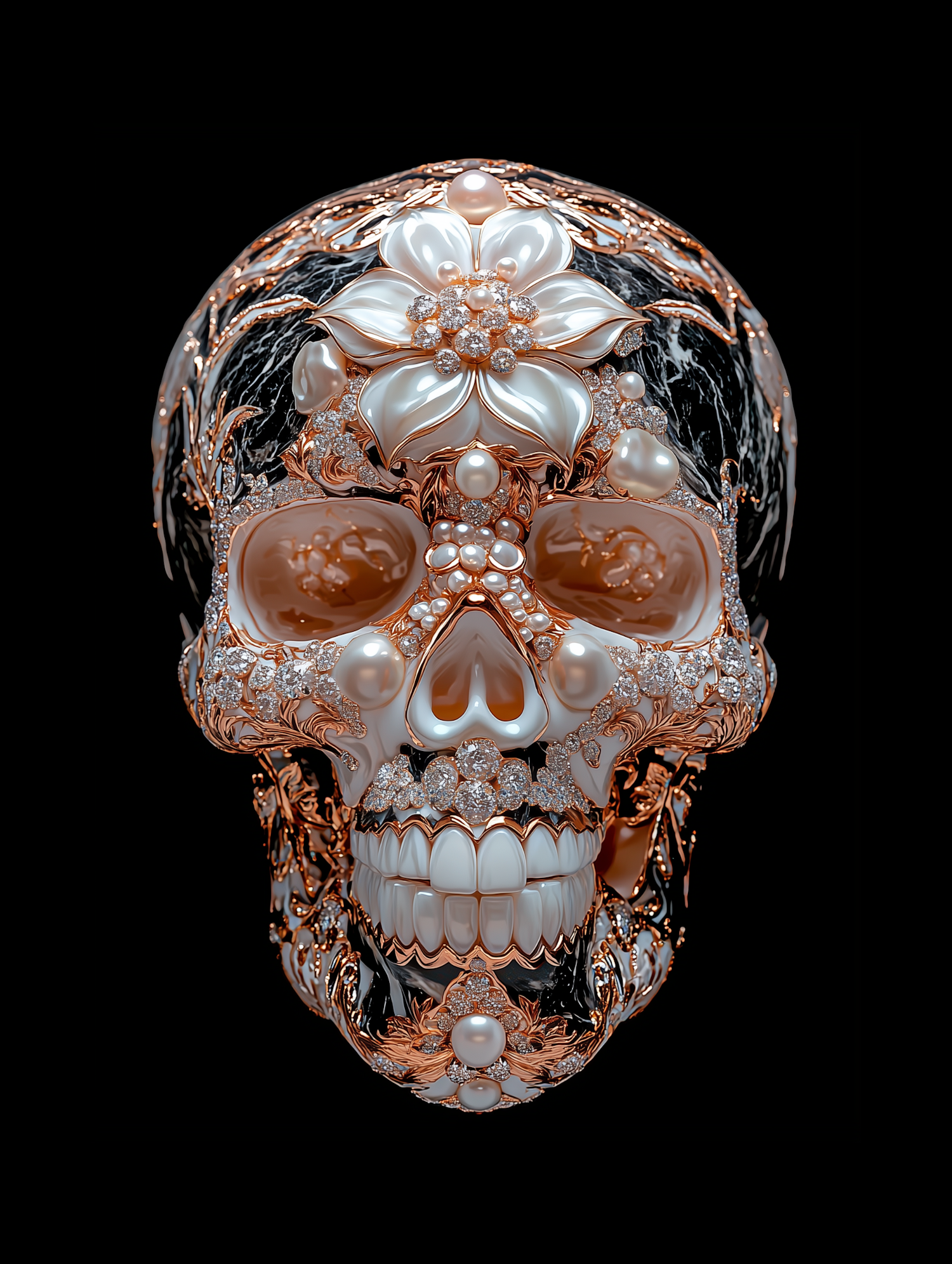 Embellished Skull Artwork