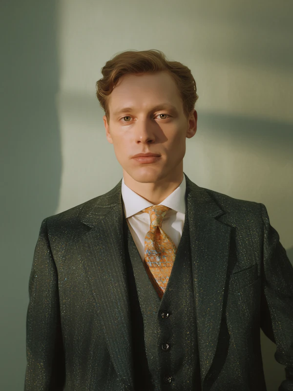Man in Green Suit
