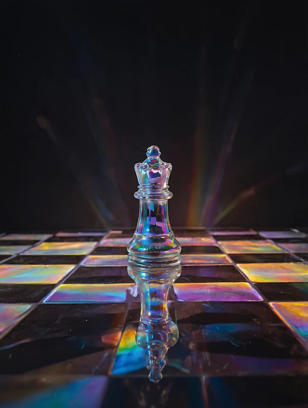 Iridescent Chess King