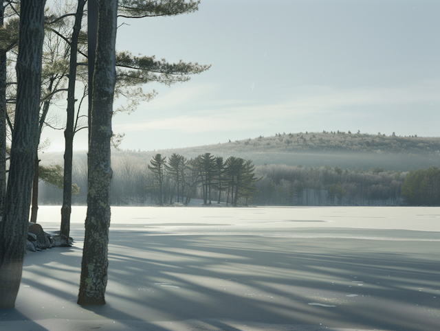 Serene Winter Landscape