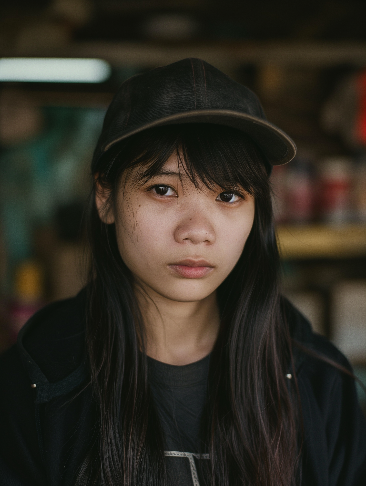 Portrait of a Young East Asian Woman