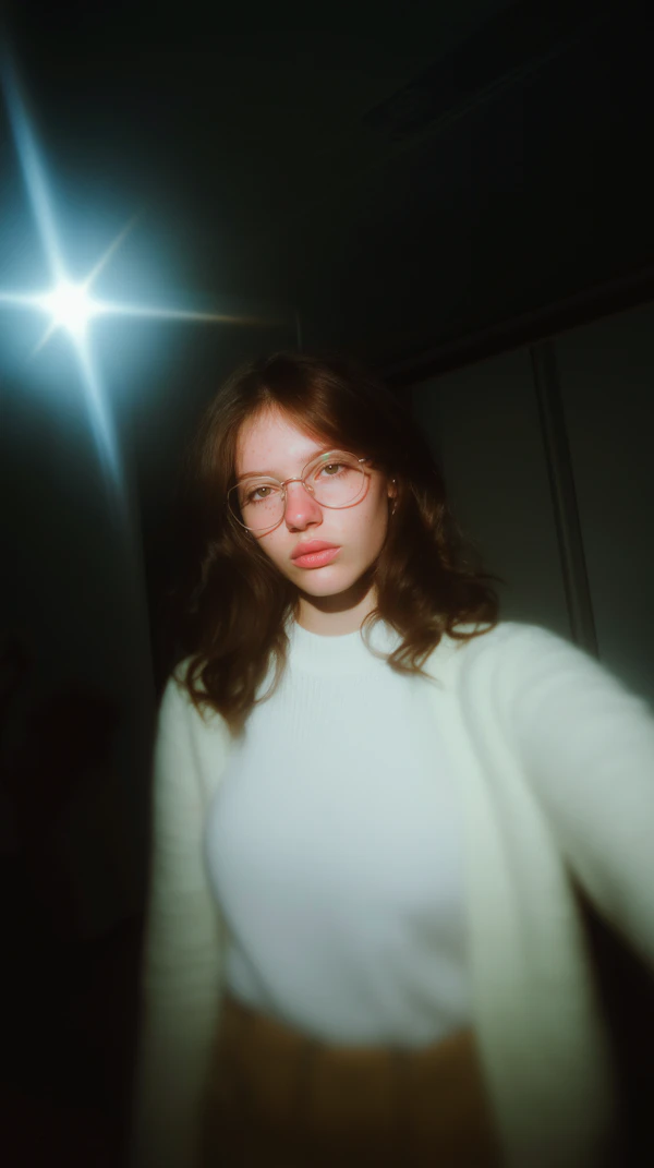 Dreamy Portrait of Woman