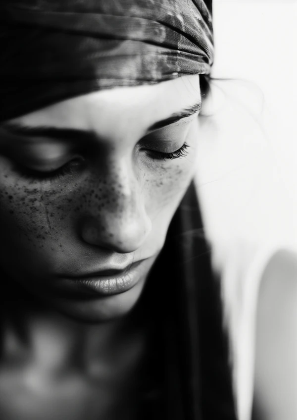 Freckled Portrait