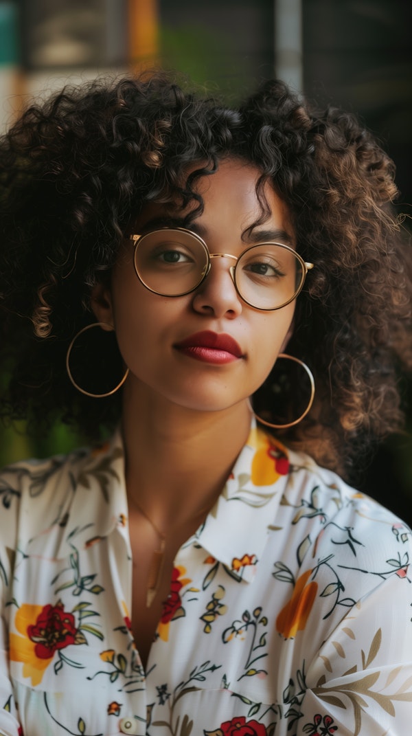 Stylish Portrait of a Young Woman