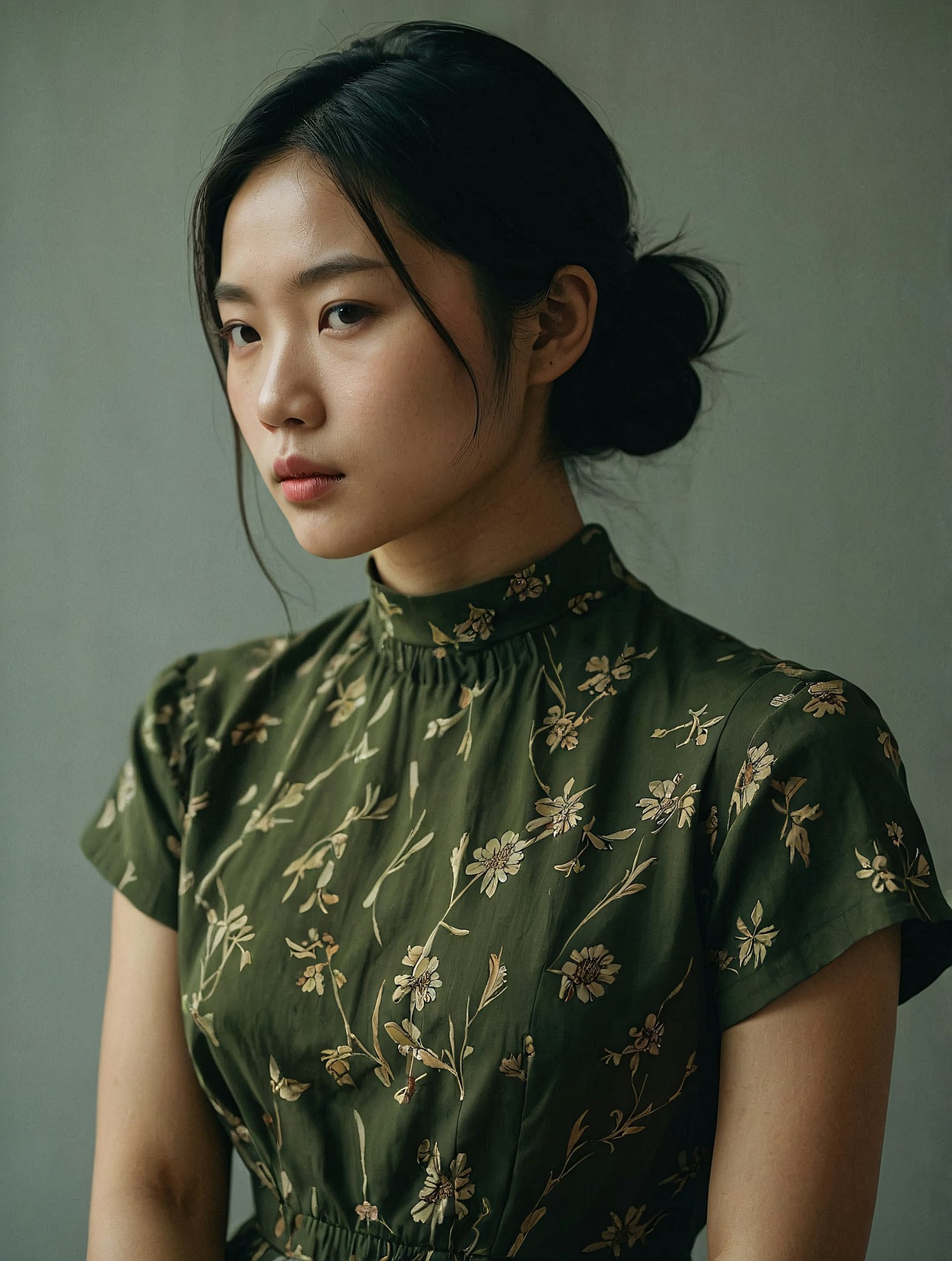 Serene Portrait of a Young Woman