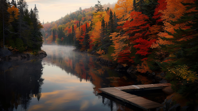 Serene Autumn Landscape