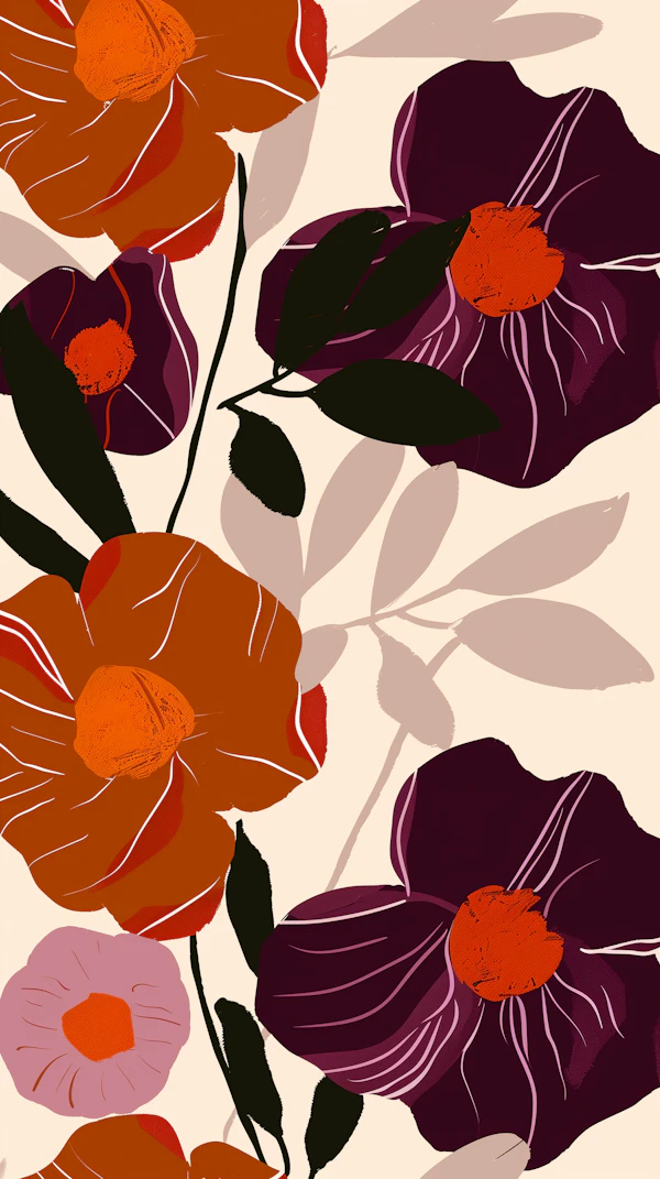 Vibrant Floral Artwork