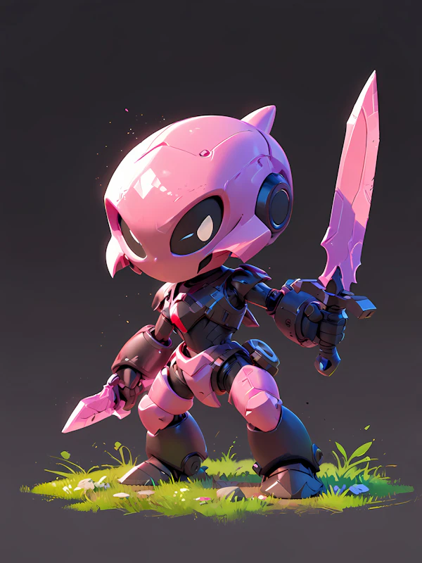 Futuristic Robot Warrior