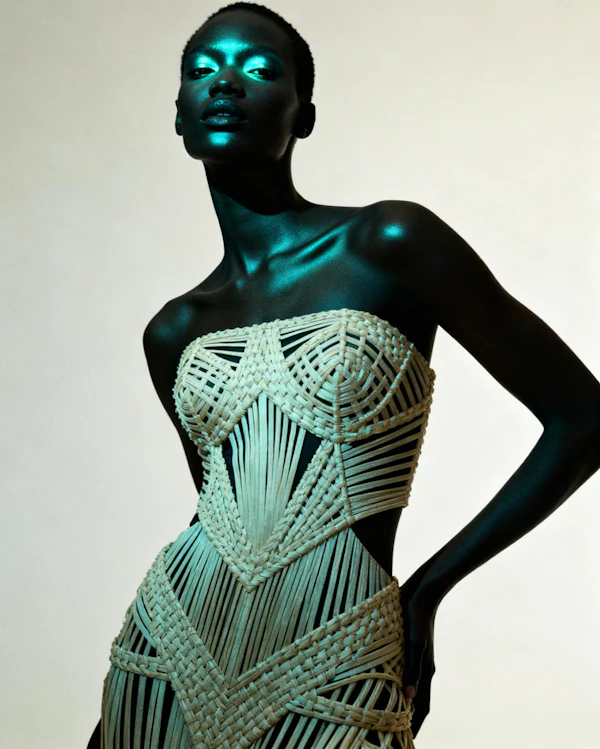 Futuristic Woven Portrait