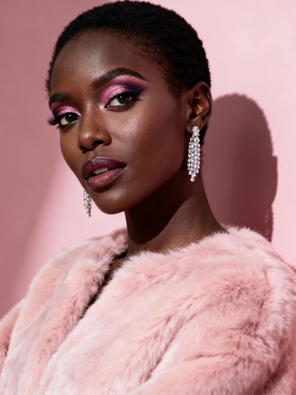 Elegant Pink Portrait