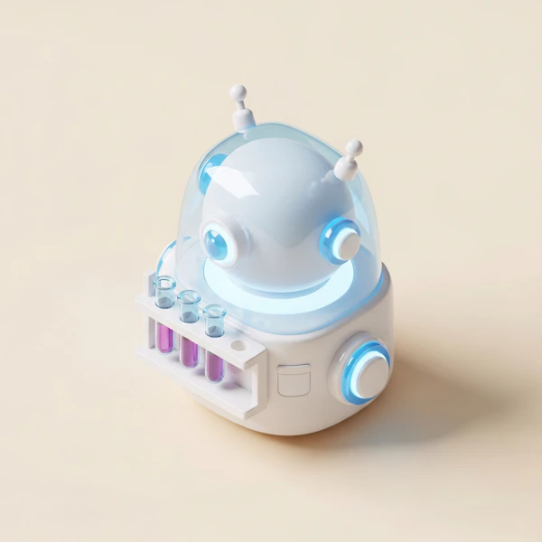 Futuristic Science Robot