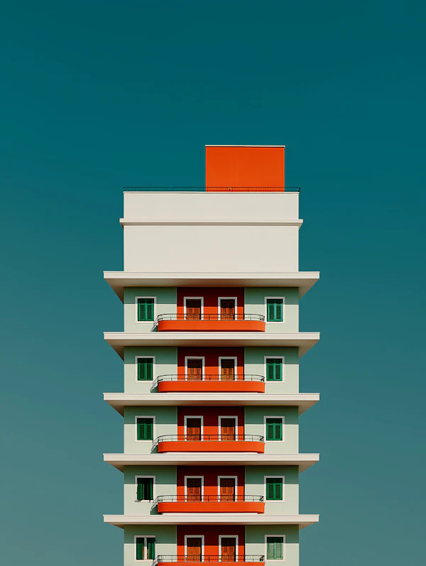 Modern Symmetrical Building