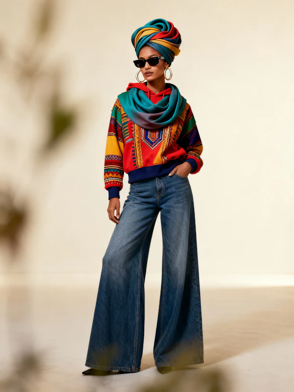 Vibrant Fashion Portrait