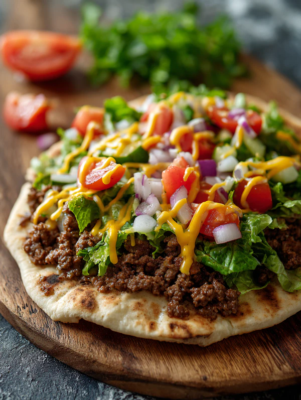 Delicious Flatbread Dish