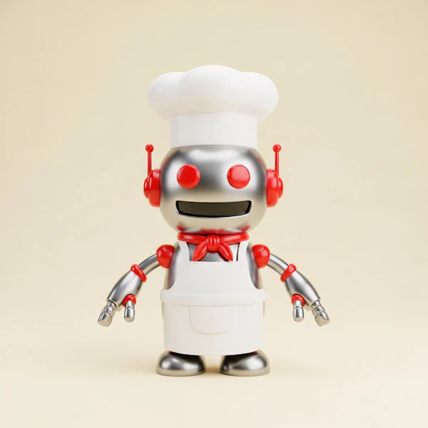 Cheerful Robot Chef
