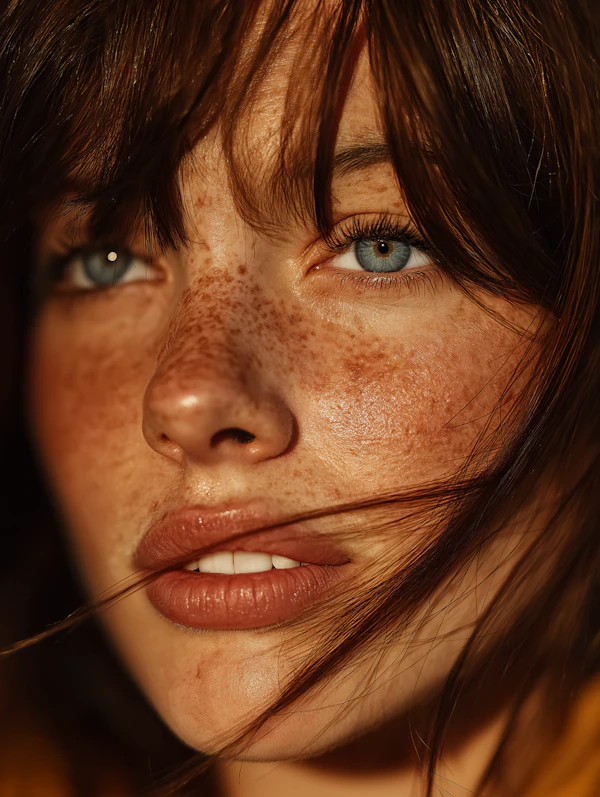 Freckled Portrait
