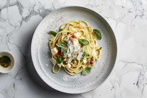 Appetizing Plate of Pasta