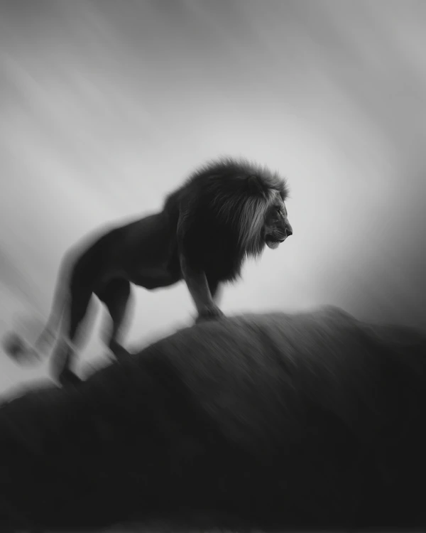 Majestic Lion Portrait