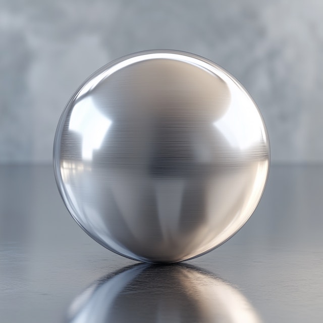 Polished Metallic Sphere