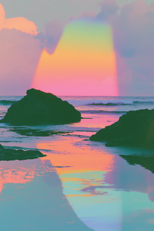 Serene Coastal Scene