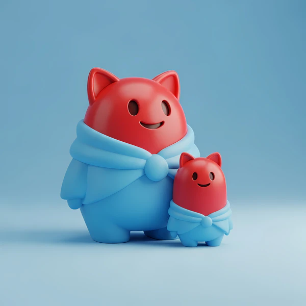 Cartoon Characters Duo
