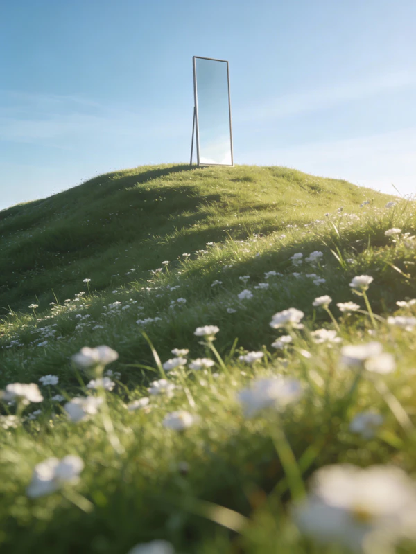 Mirror on Grassy Hill