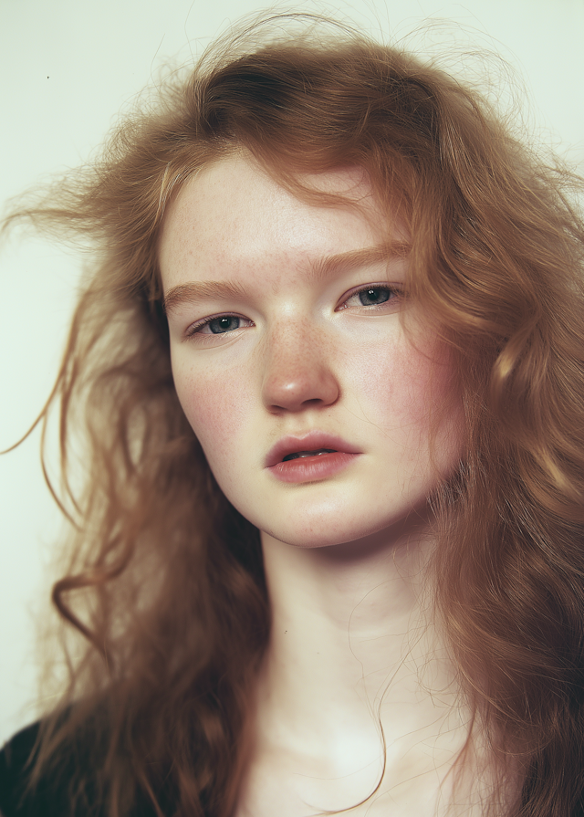 Portrait of a Young Person with Red Hair