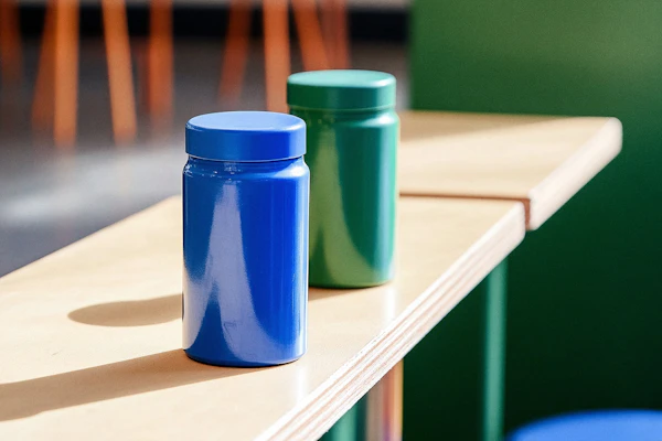 Glossy Containers Display