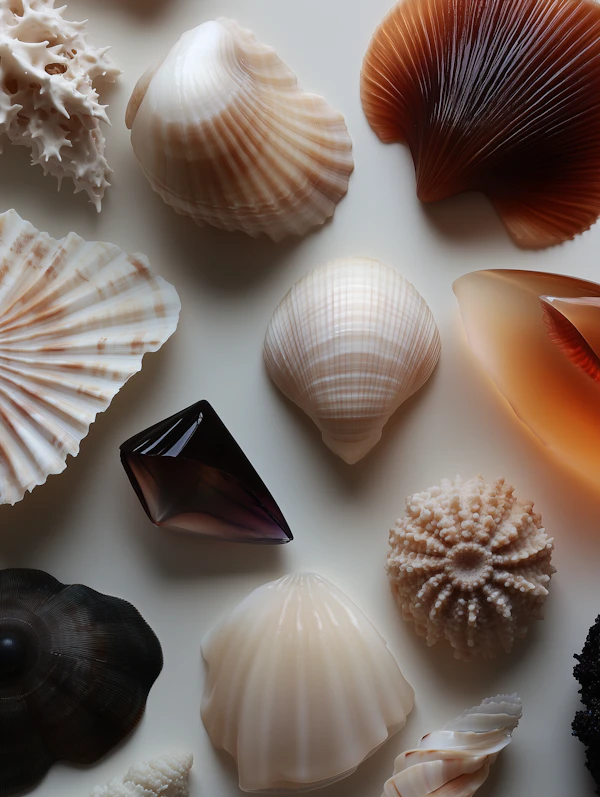 Seashell Collection Display