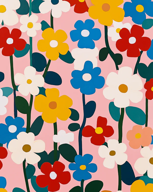 Vibrant Floral Pattern