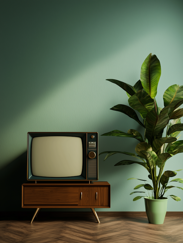 Retro TV and Console