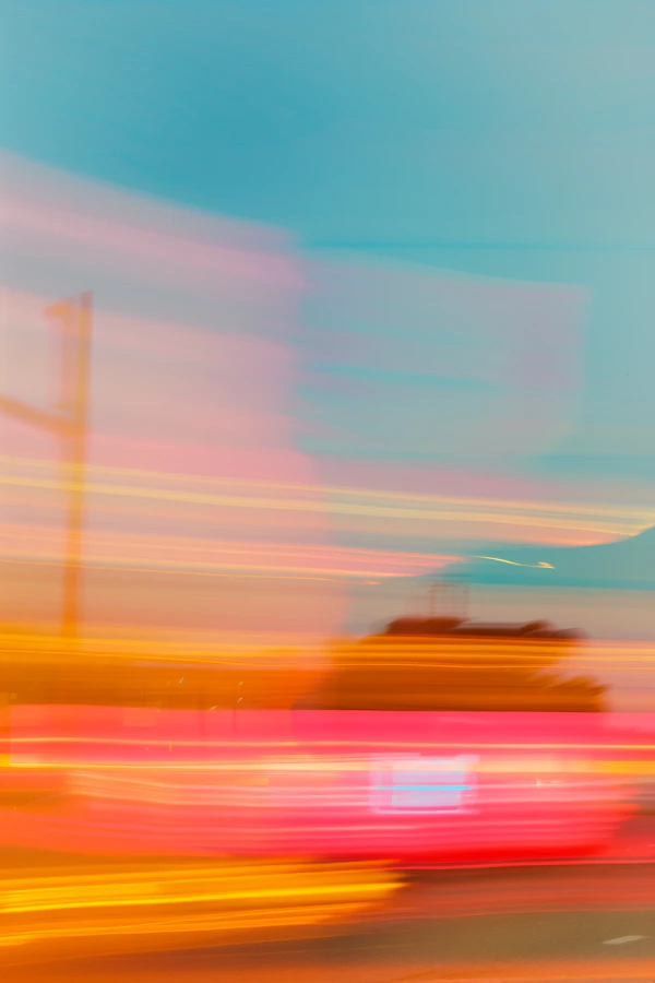 Abstract Light Trails