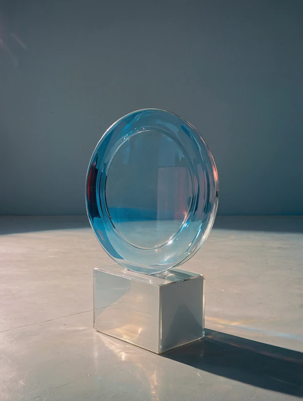 Minimalist Glass Object