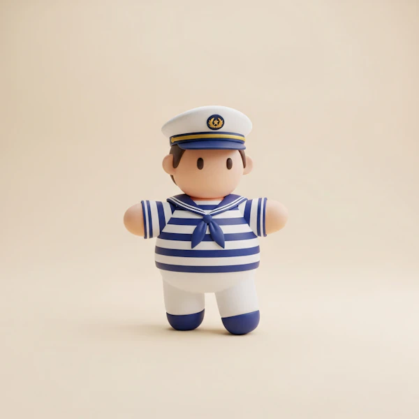 Cartoon Sailor Character