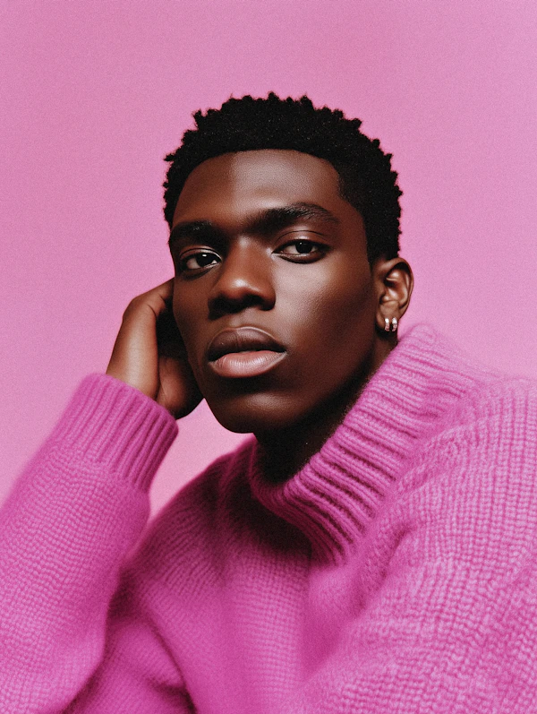 Pink Sweater Portrait