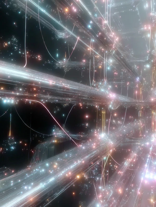 Futuristic Network Art