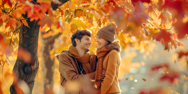 Autumn Couple