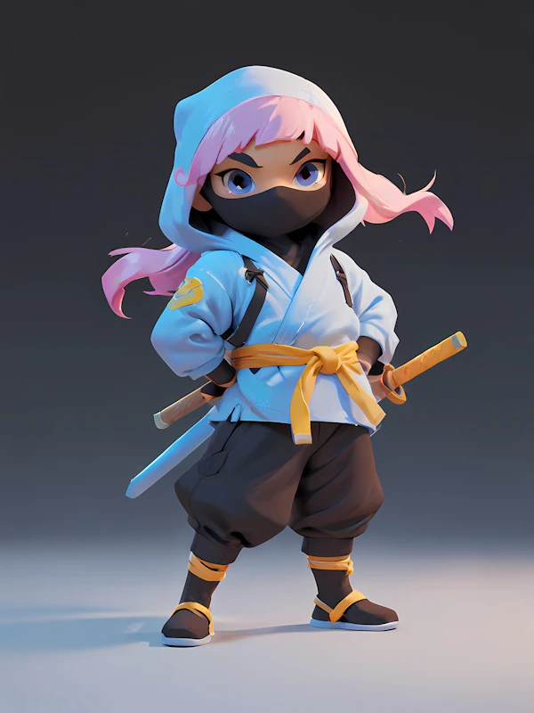 Stylized Ninja Character