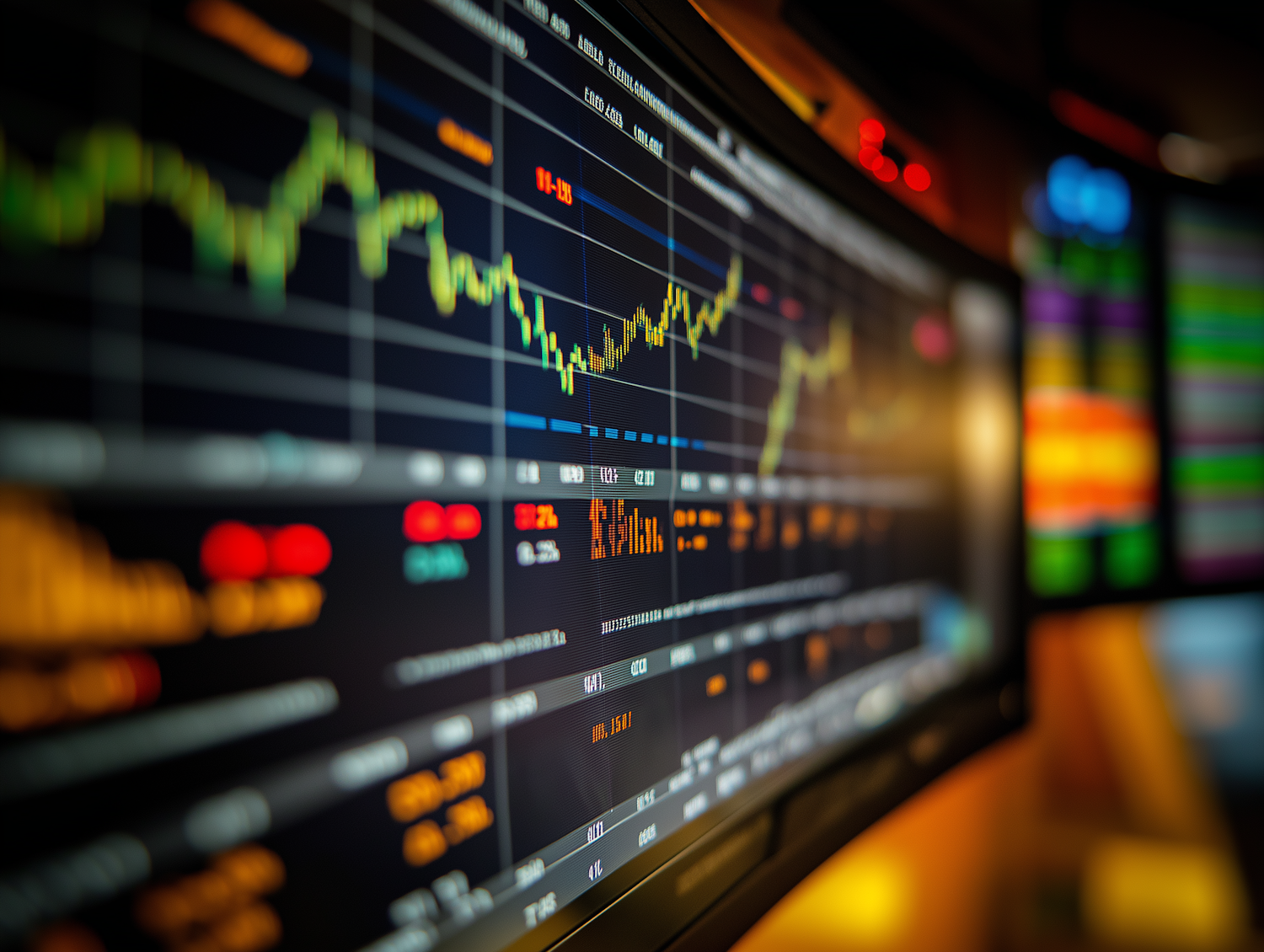 Financial Market Data Displays